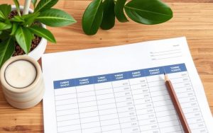 financial planning budget template